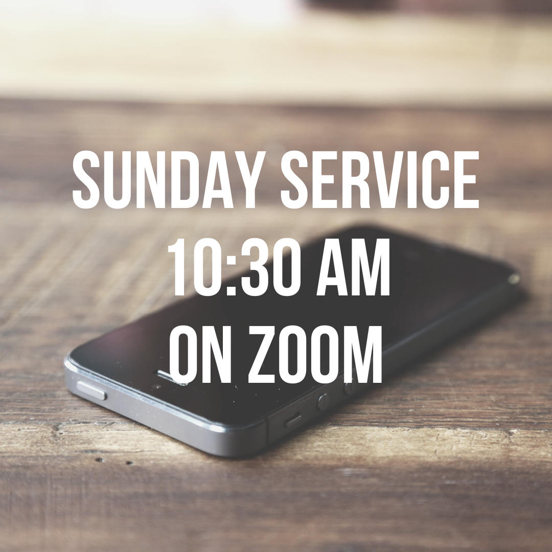Join our Sunday service 10:30 am on YouTube